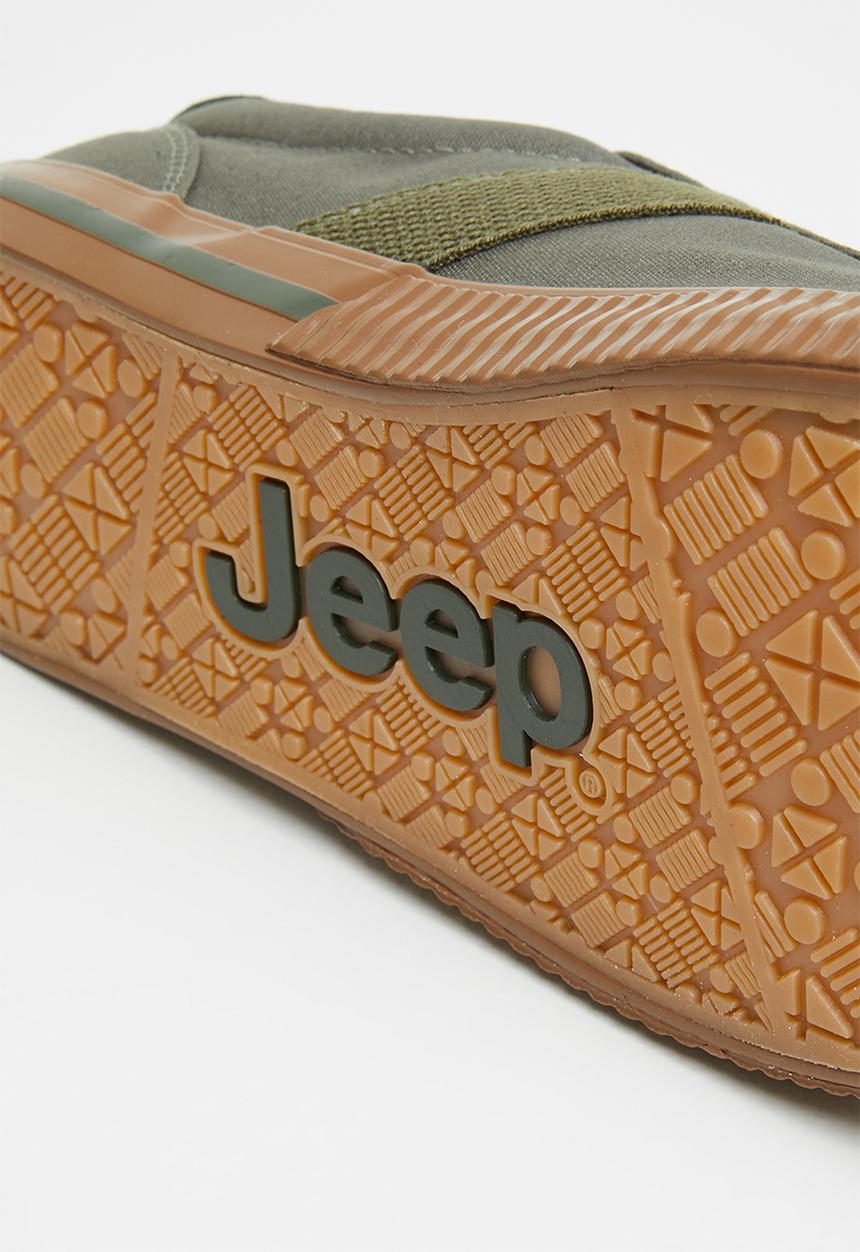 JEEP - Peg canvas sneaker - khaki