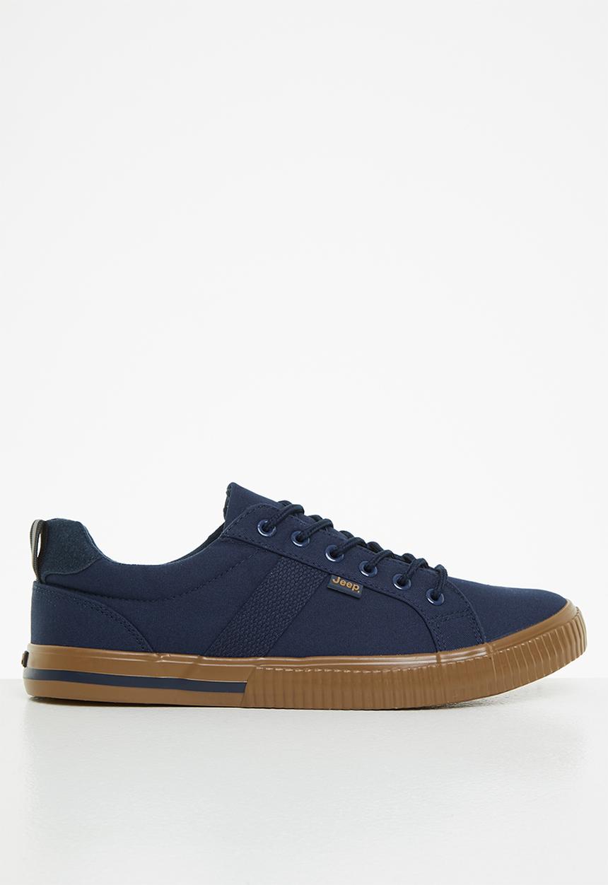 JEEP - Peg canvas sneaker - navy