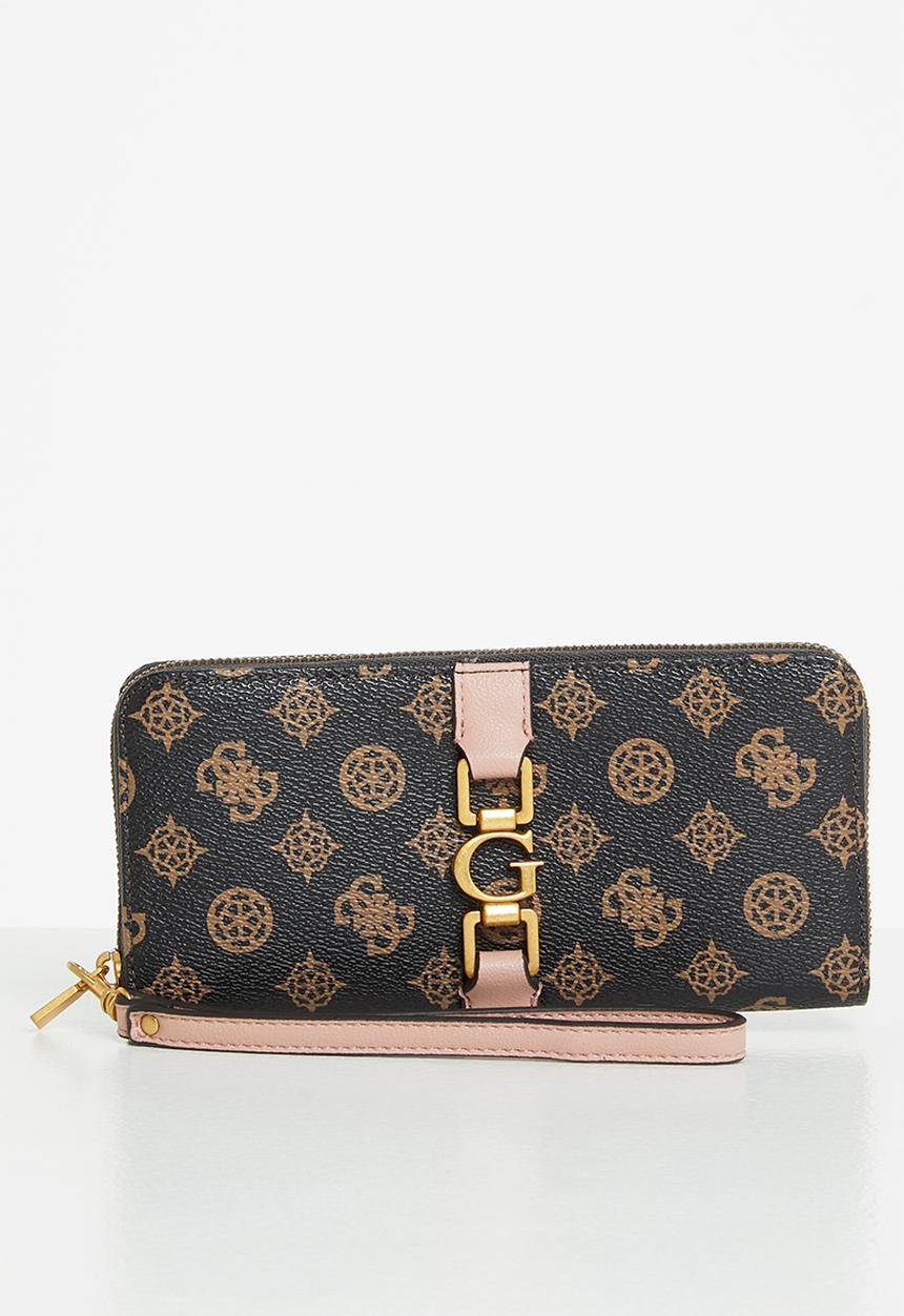 GUESS - Briana slg large zip around - mocha