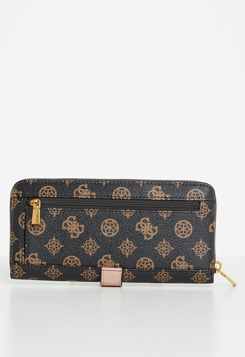 GUESS - Briana slg large zip around - mocha