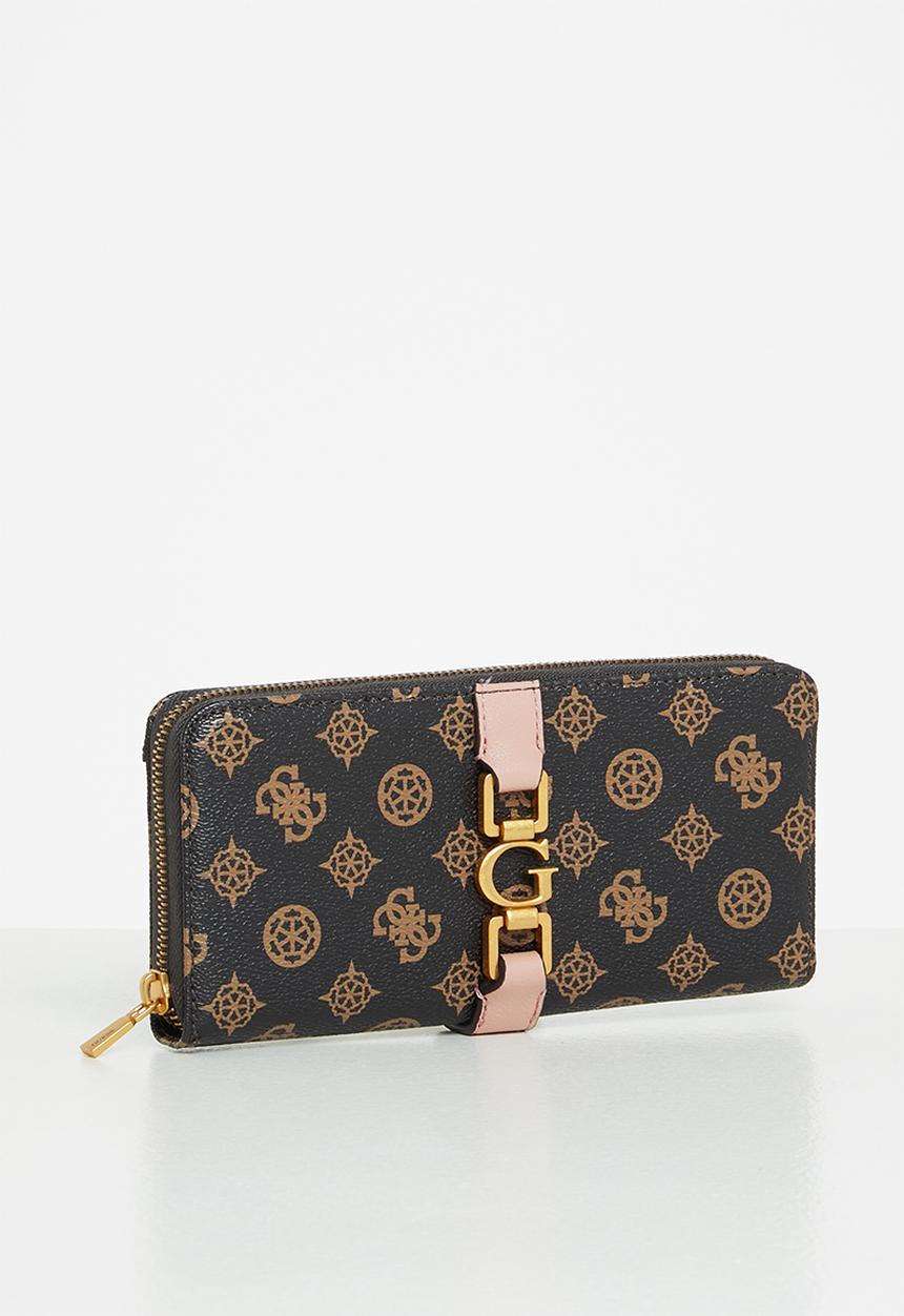 GUESS - Briana slg large zip around - mocha