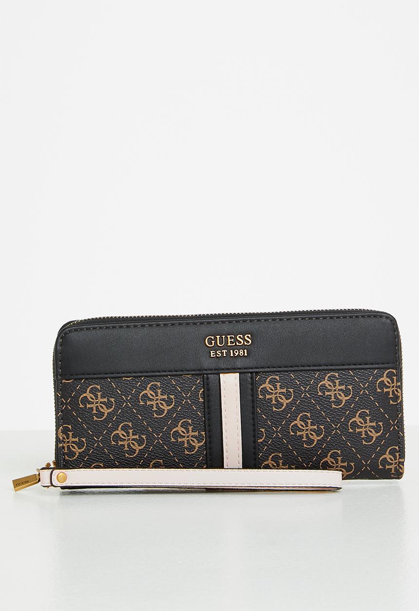 GUESS - Kasinta slg large zip around - brown 