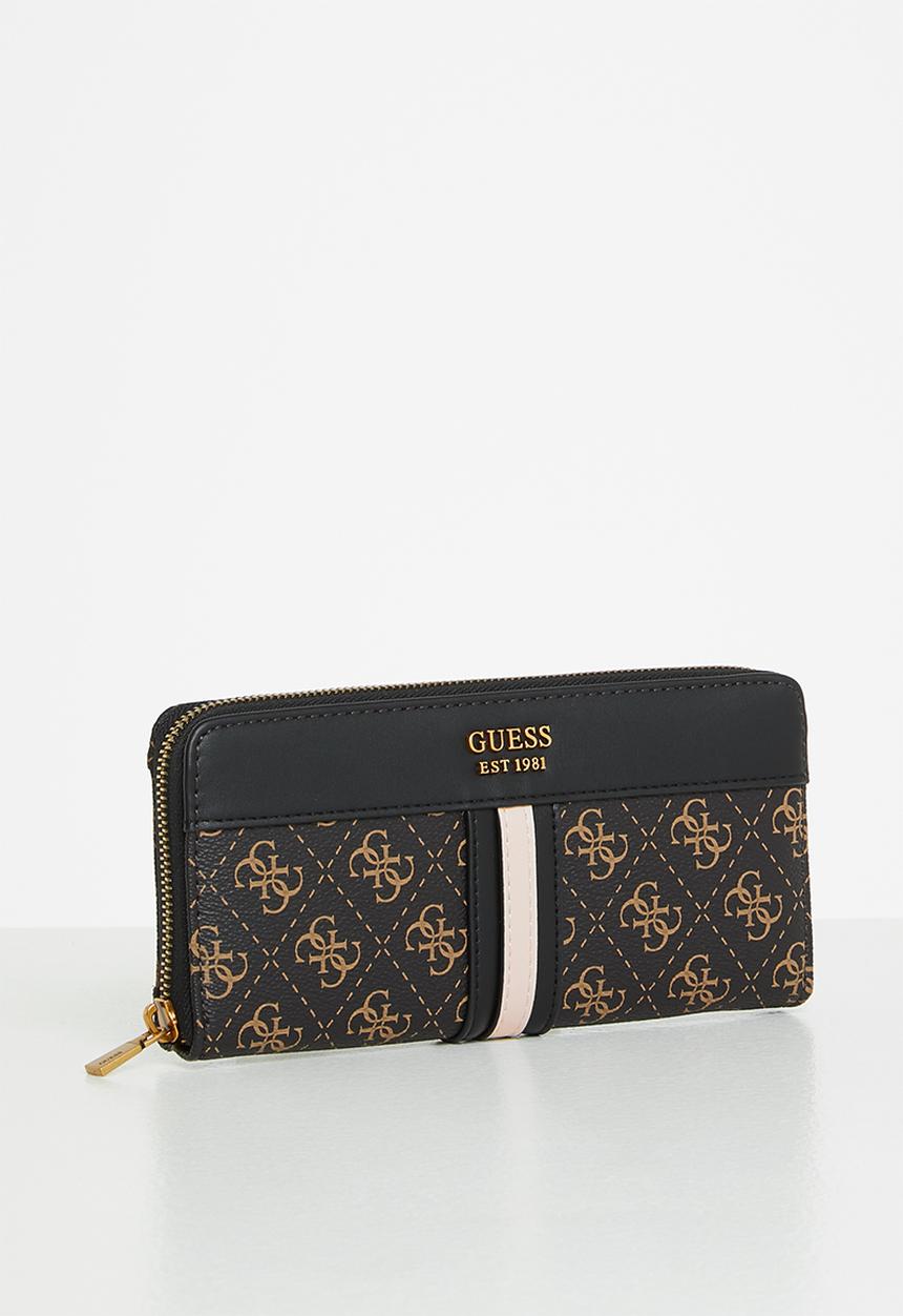 GUESS - Kasinta slg large zip around - brown 