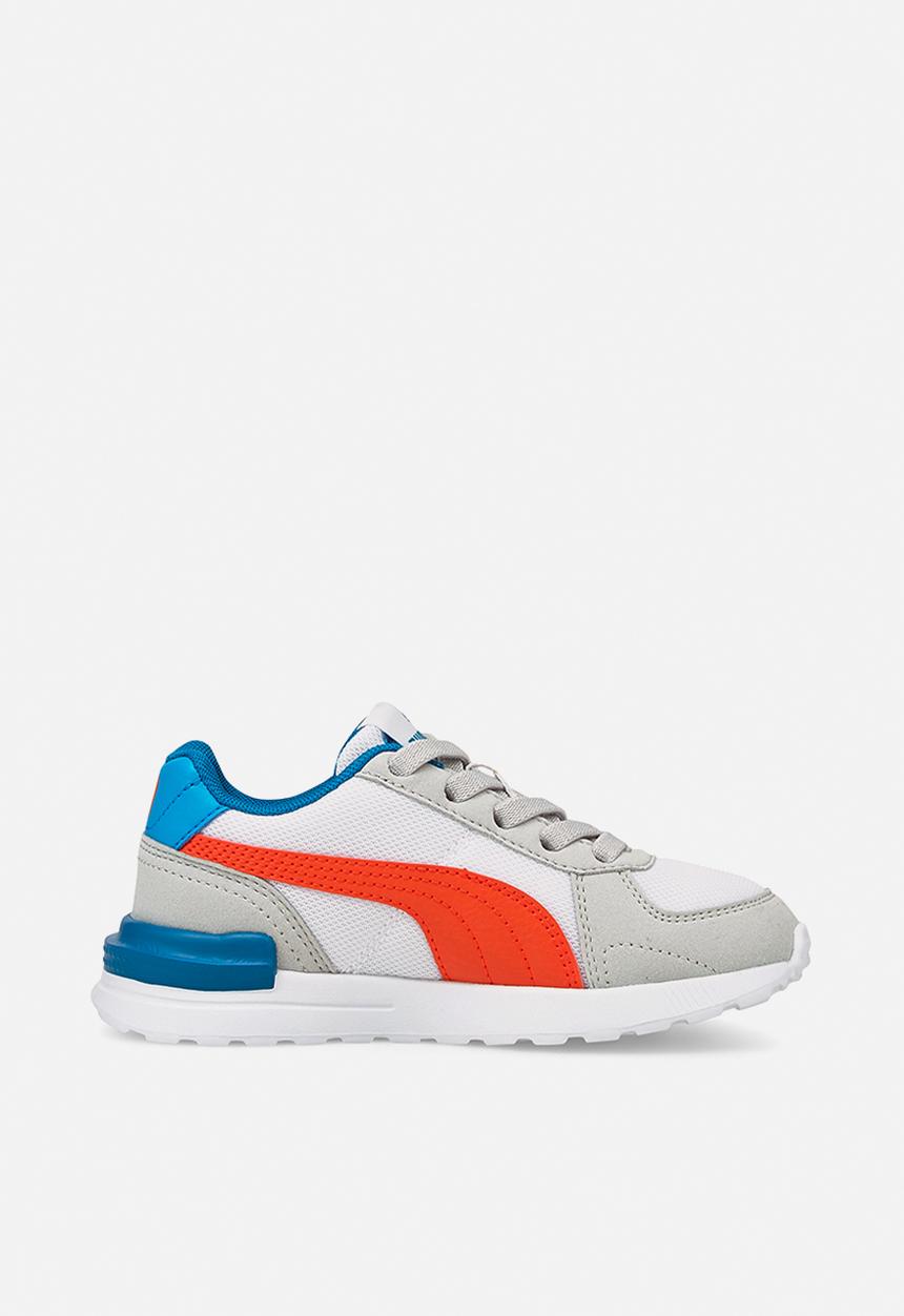 PUMA - Graviton ac ps - gray violet- white-cherry tomato-ocean dive-mykonos
