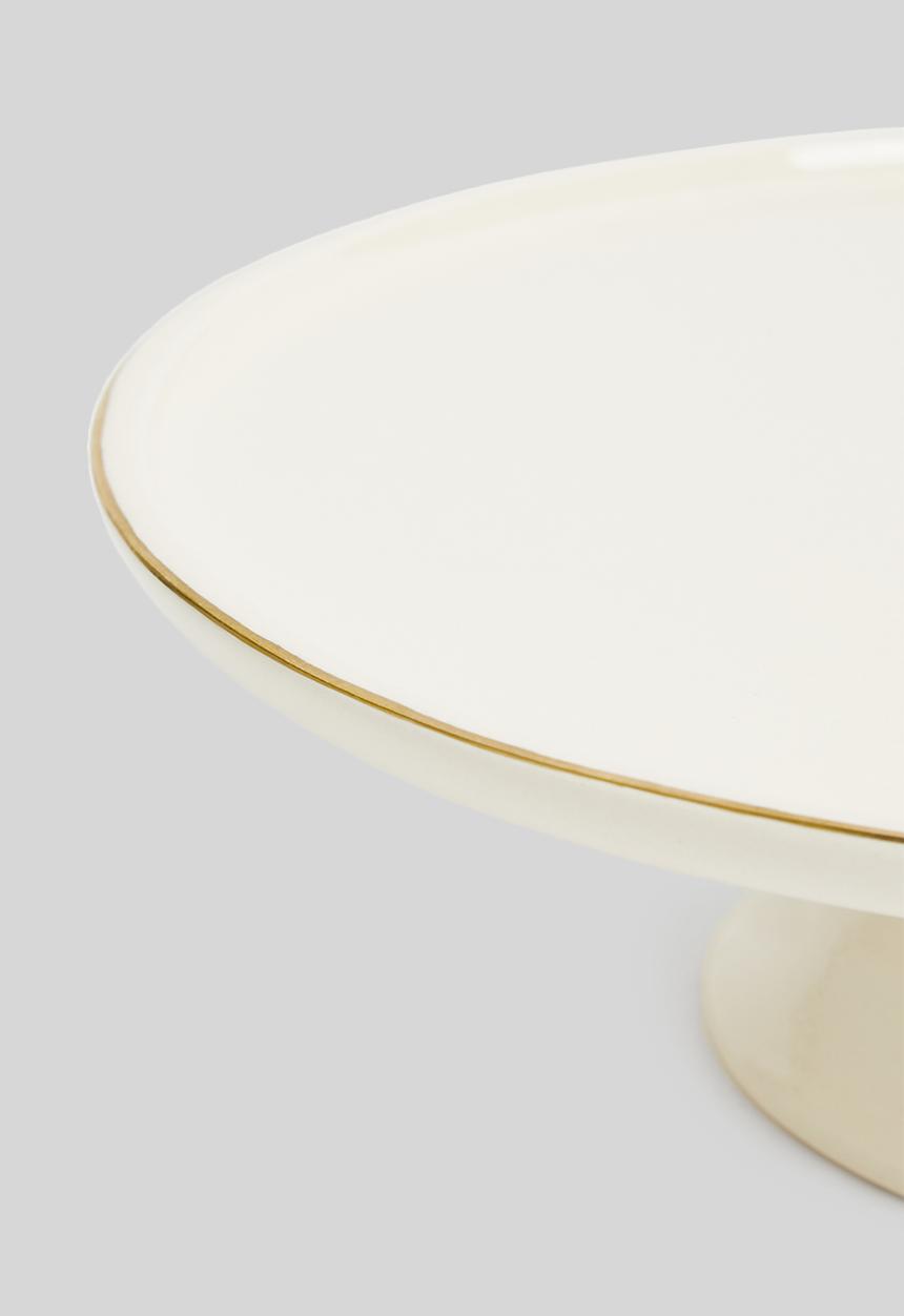 Urchin Art - Cirilla cake stand - cream & gold