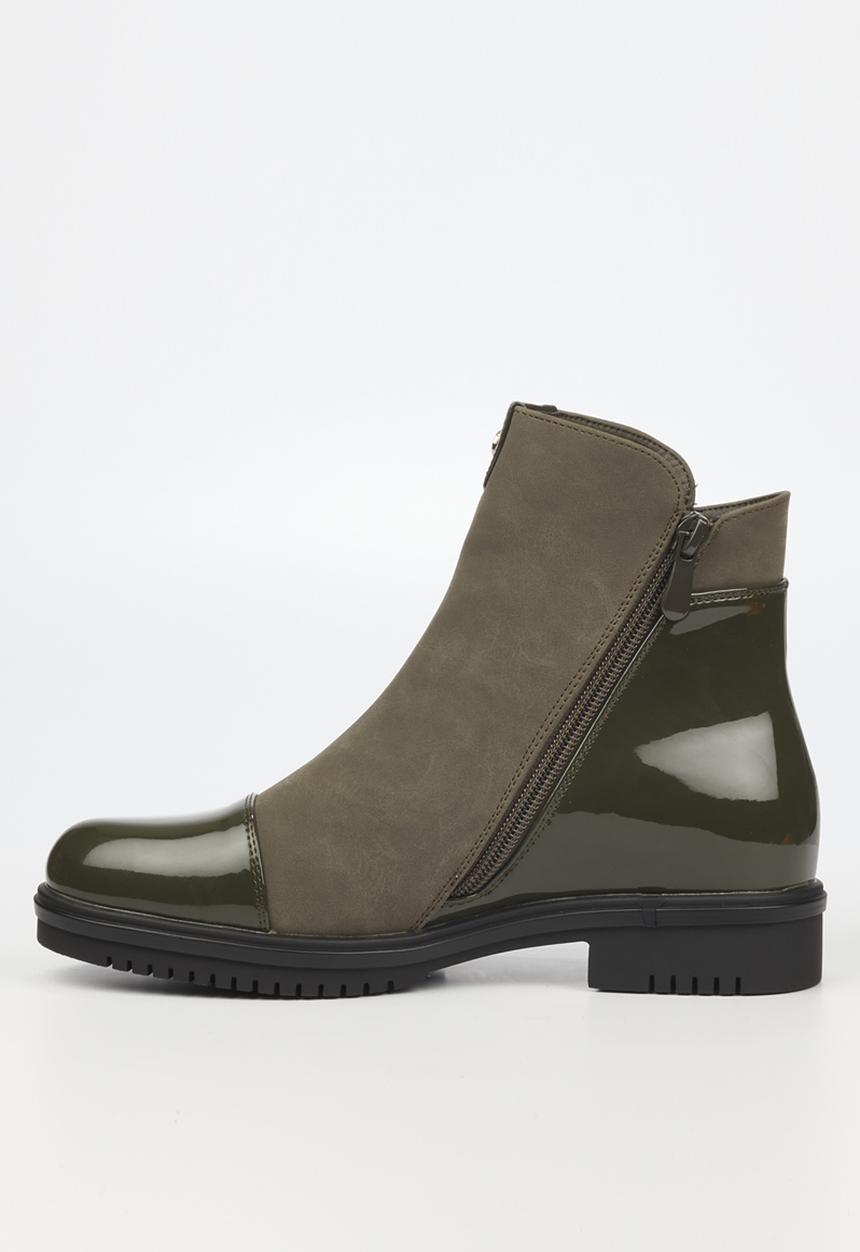 Miss Black - Radar1 ankle boot - olive