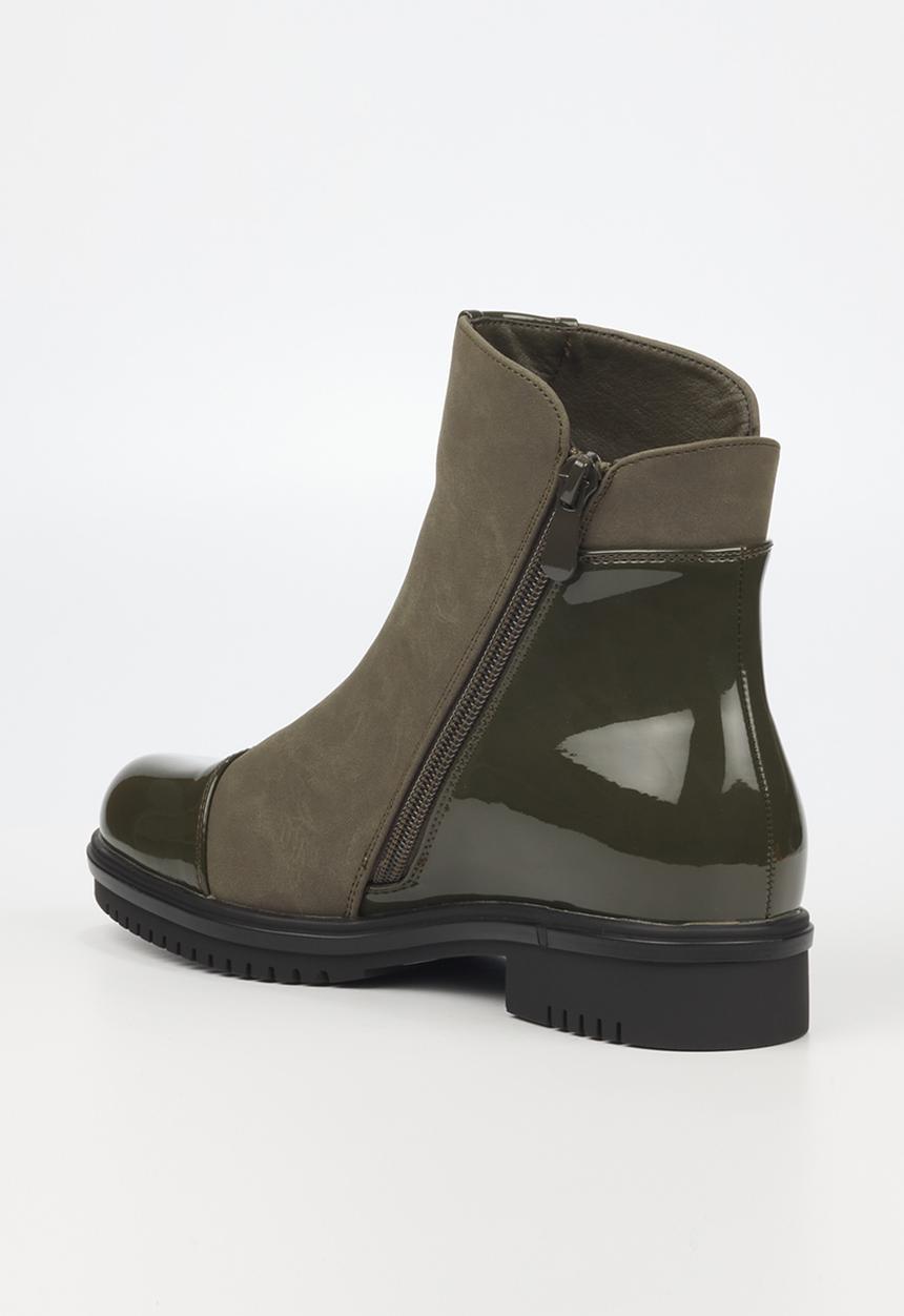 Miss Black - Radar1 ankle boot - olive
