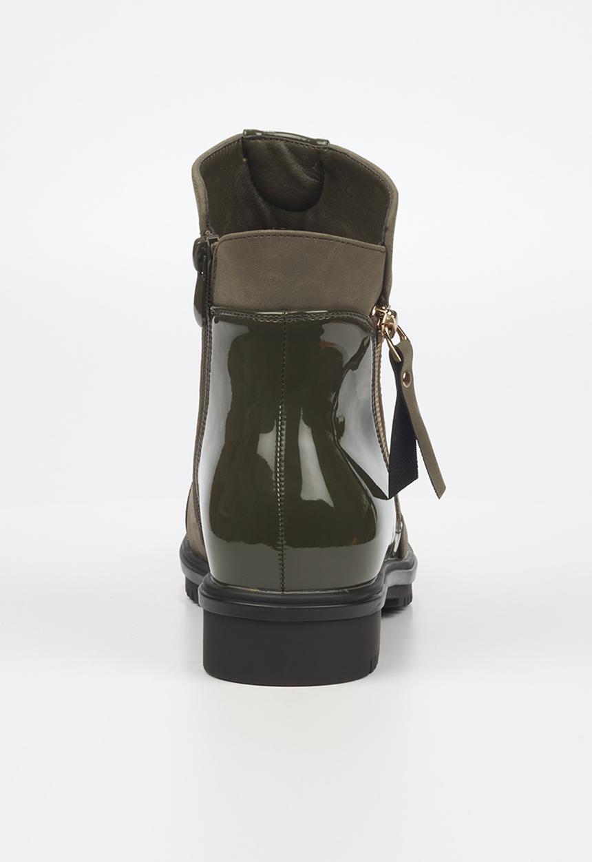 Miss Black - Radar1 ankle boot - olive