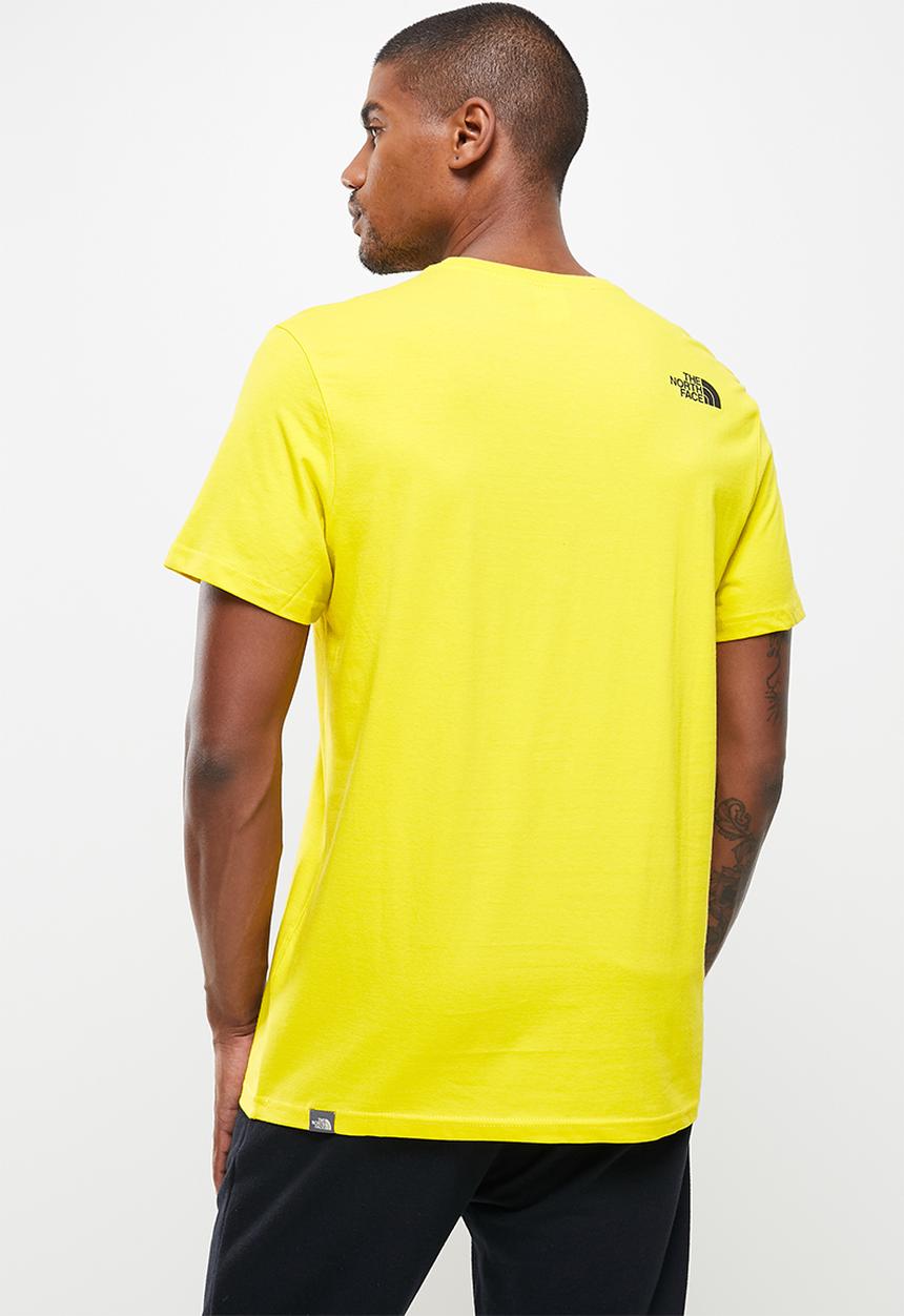 The North Face - M short sleeve easy tee - yellow