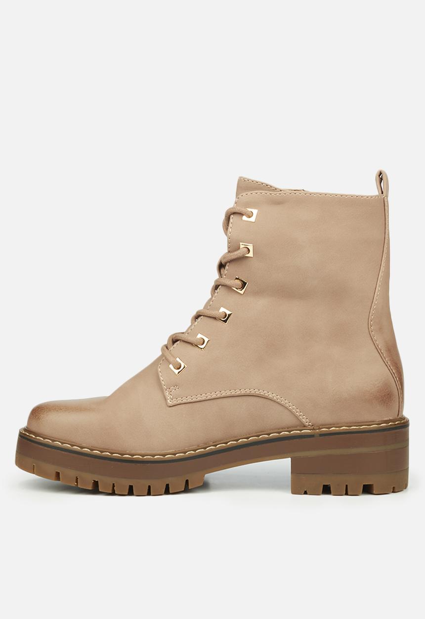 Miss Black - Fox5 lace-up ankle boot - pink