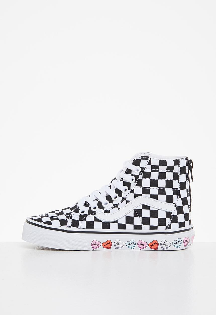 Vans - Uy sk8-hi zip- (candy hearts) black/true white