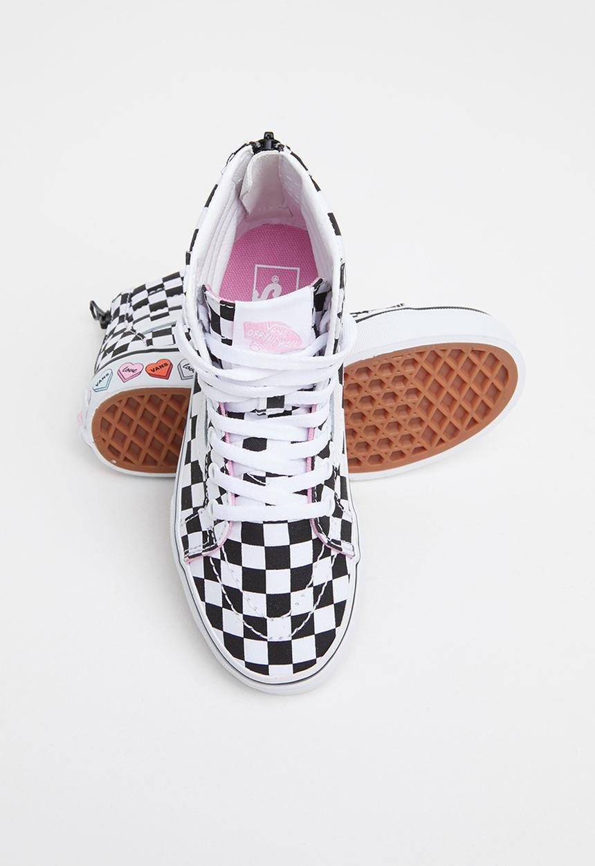 Vans - Uy sk8-hi zip- (candy hearts) black/true white