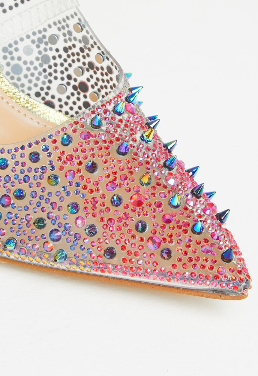 Steve Madden - Villain court heel - blue iridescent