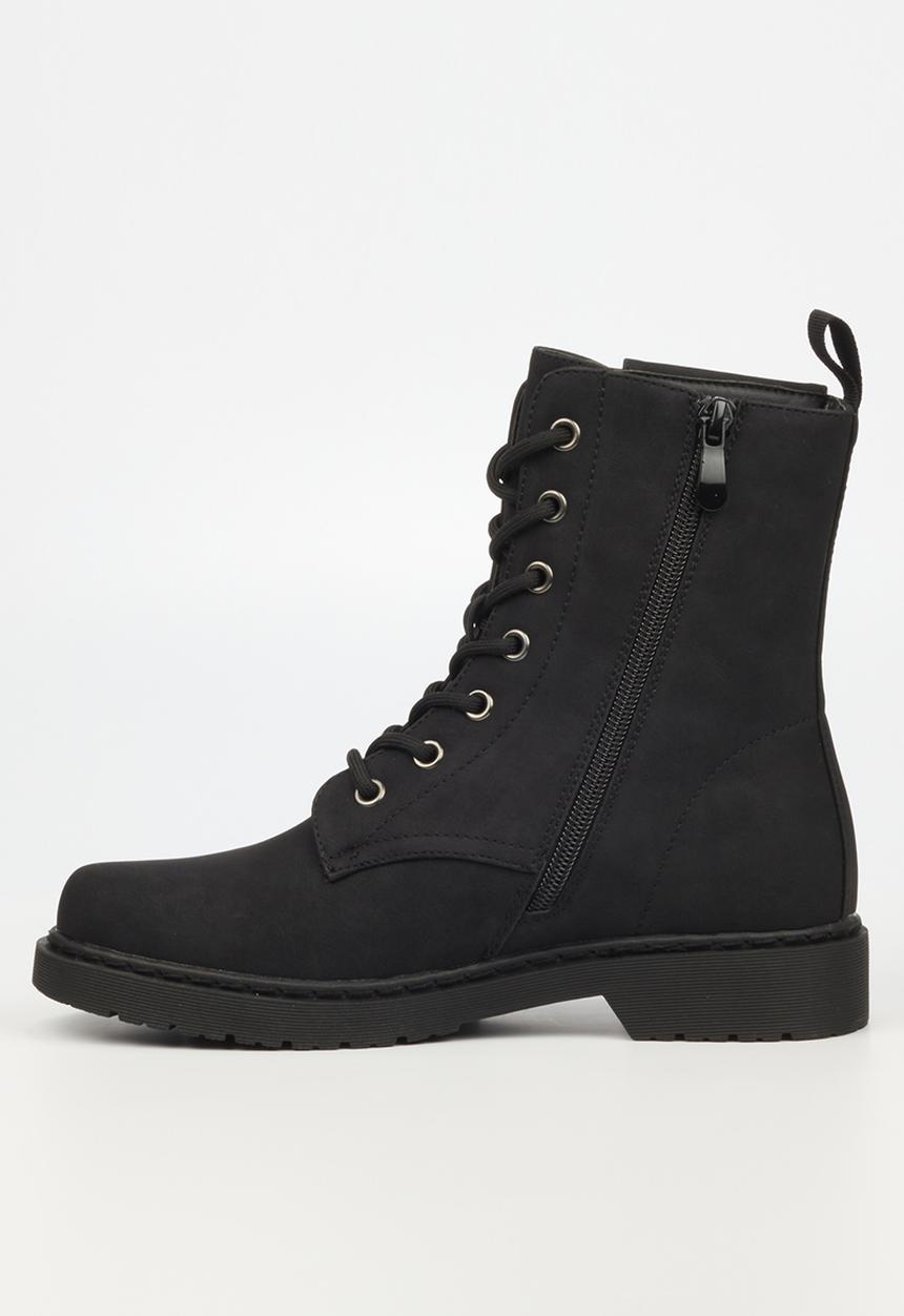 Miss Black - Rogue1 lace-up ankle boot - black