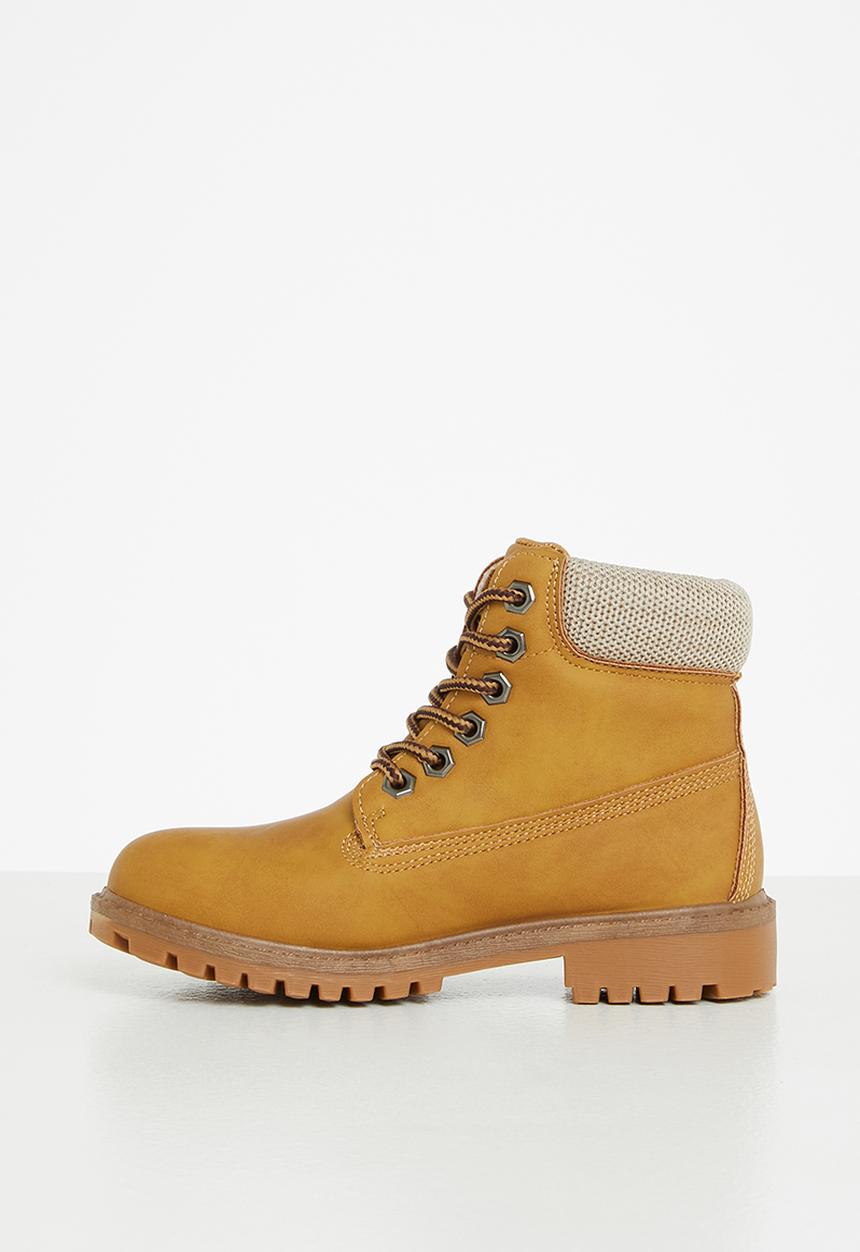 Pierre Cardin - Pierre cardin lace up boot - tan