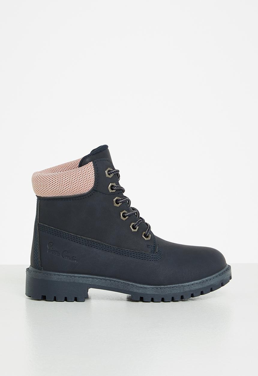 Pierre Cardin - Pierre cardin lace up boot - navy
