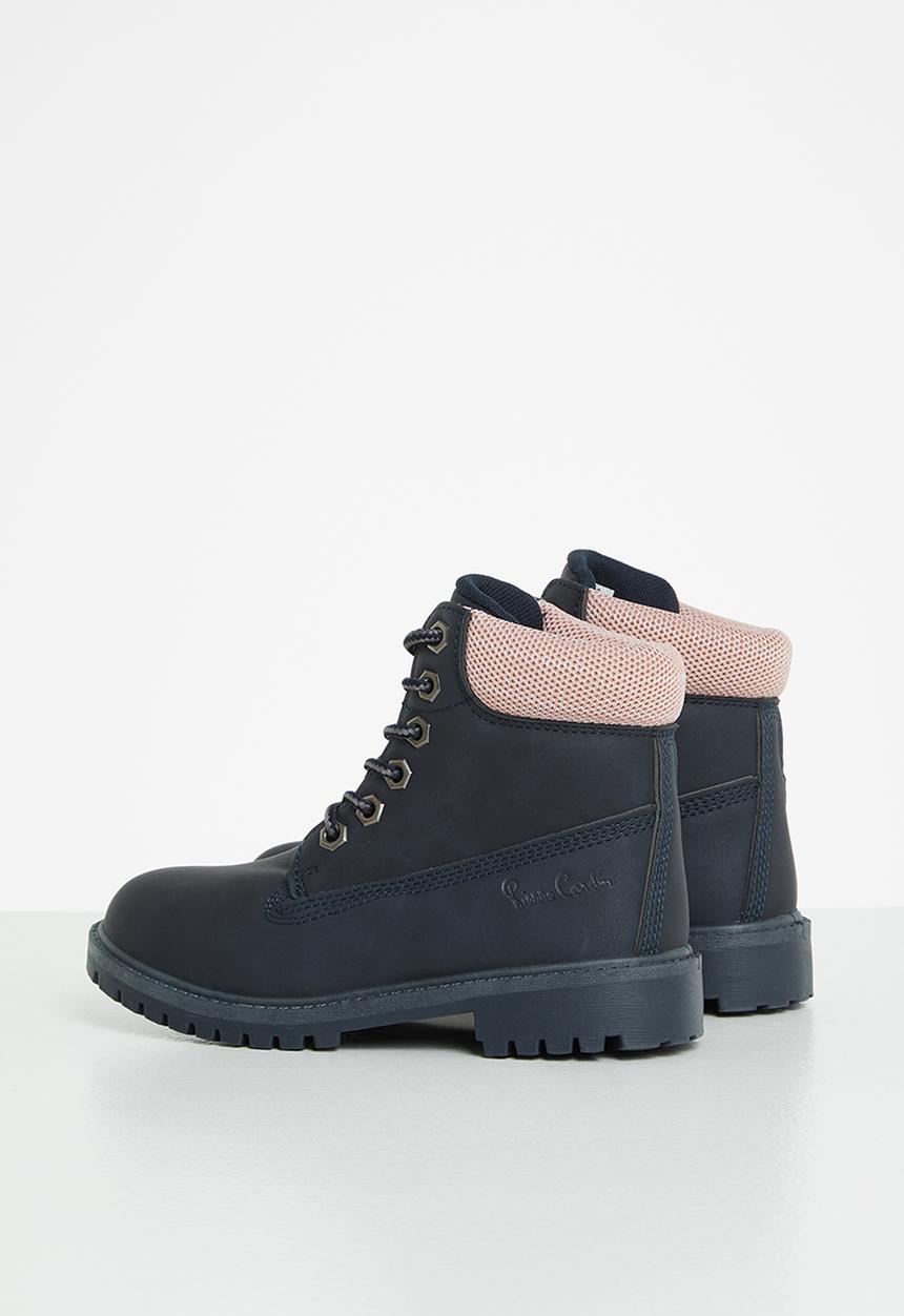 Pierre Cardin - Pierre cardin lace up boot - navy