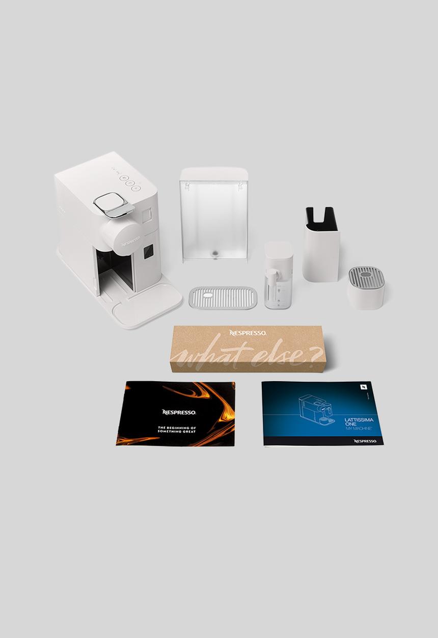 Nespresso - Lattissima one coffee machine-  porcelian white