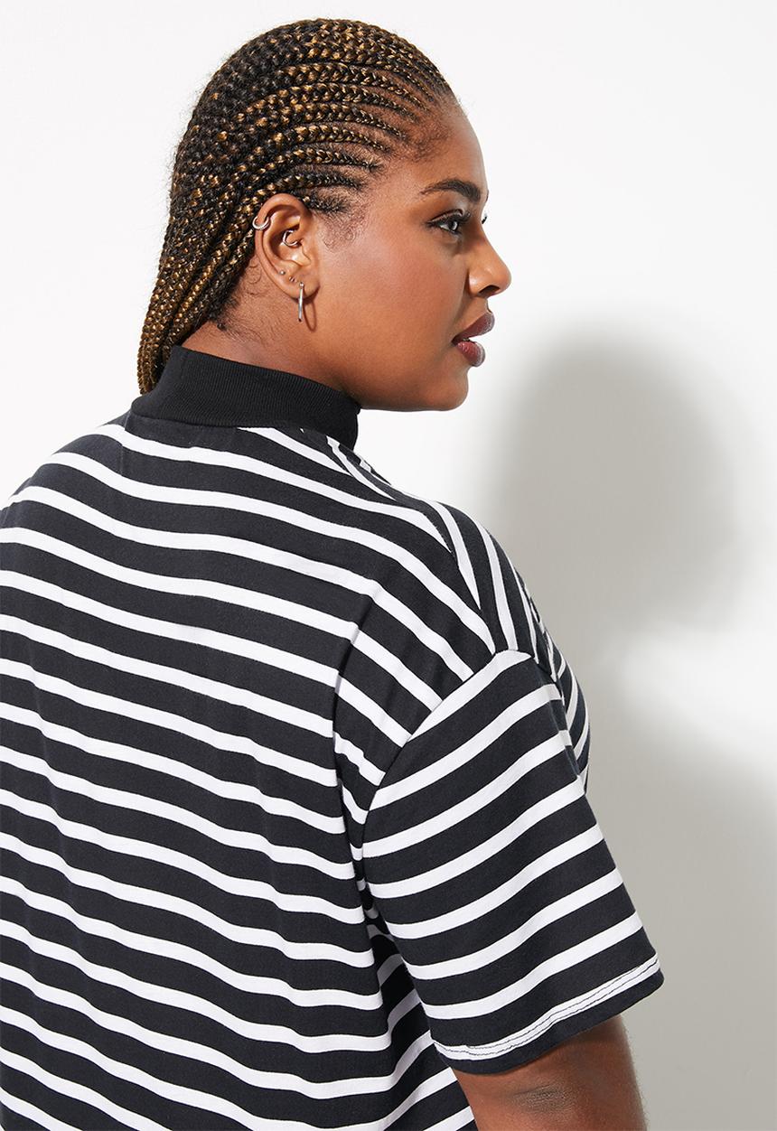 Superbalist - 2pk easy fit tee - navy & stripe