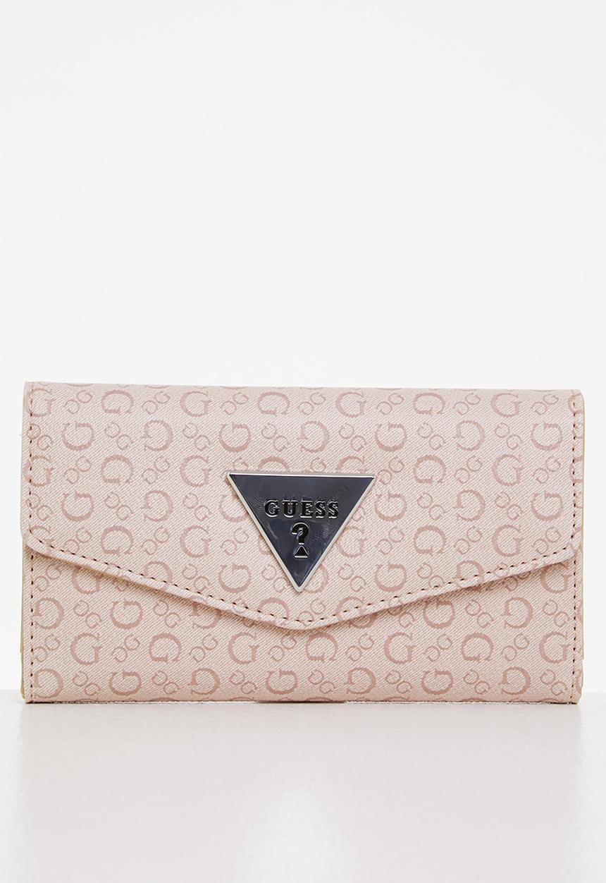 GUESS - Basira slg slim clutch - mauve