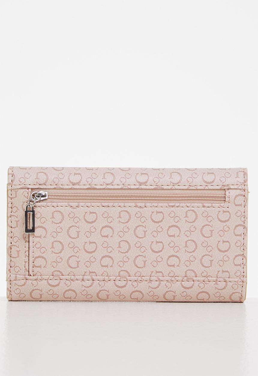 GUESS - Basira slg slim clutch - mauve