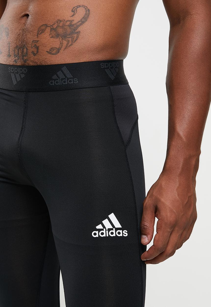 adidas Performance - TECHFIT 3-STRIPES LONG TIGHTS - Black