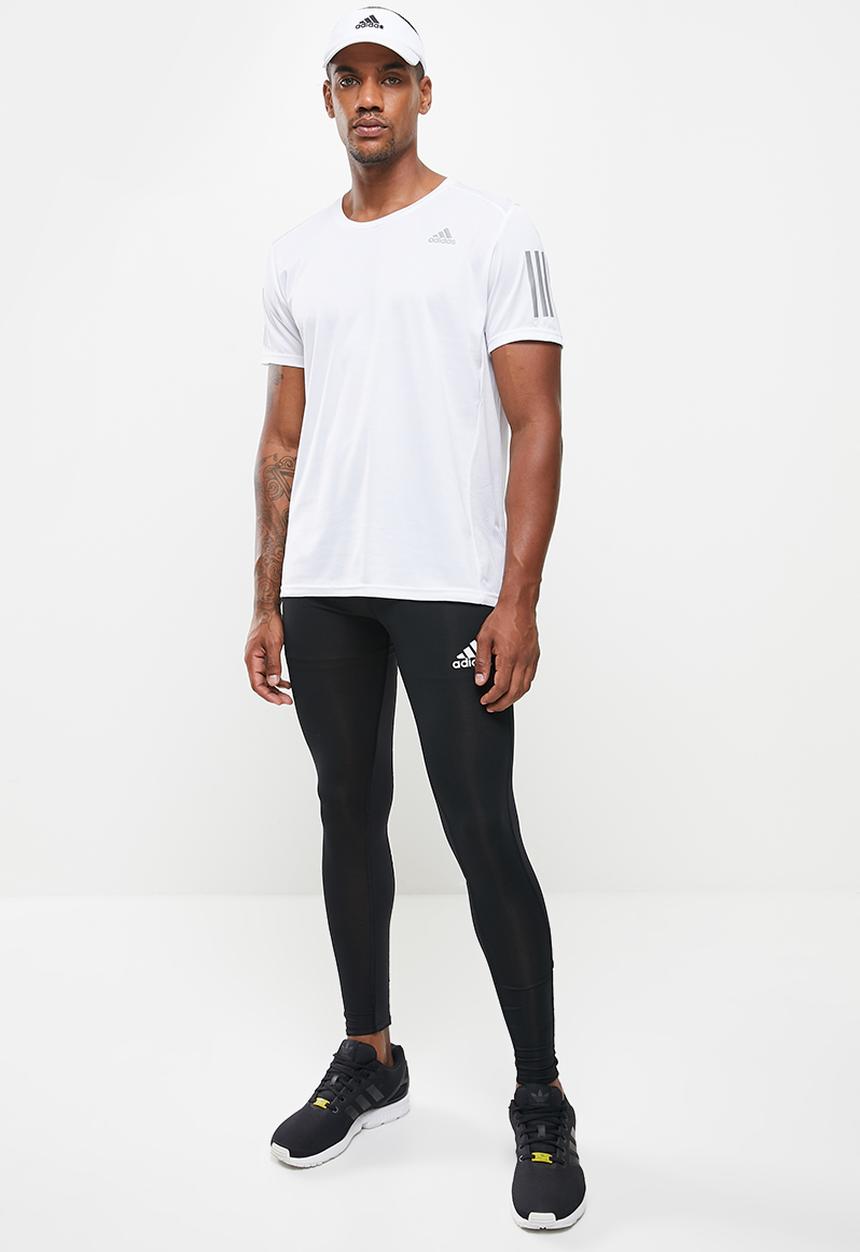 adidas Performance - TECHFIT 3-STRIPES LONG TIGHTS - Black
