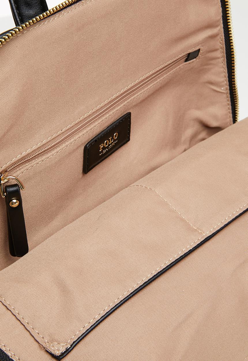 POLO - Quilt backpack - black