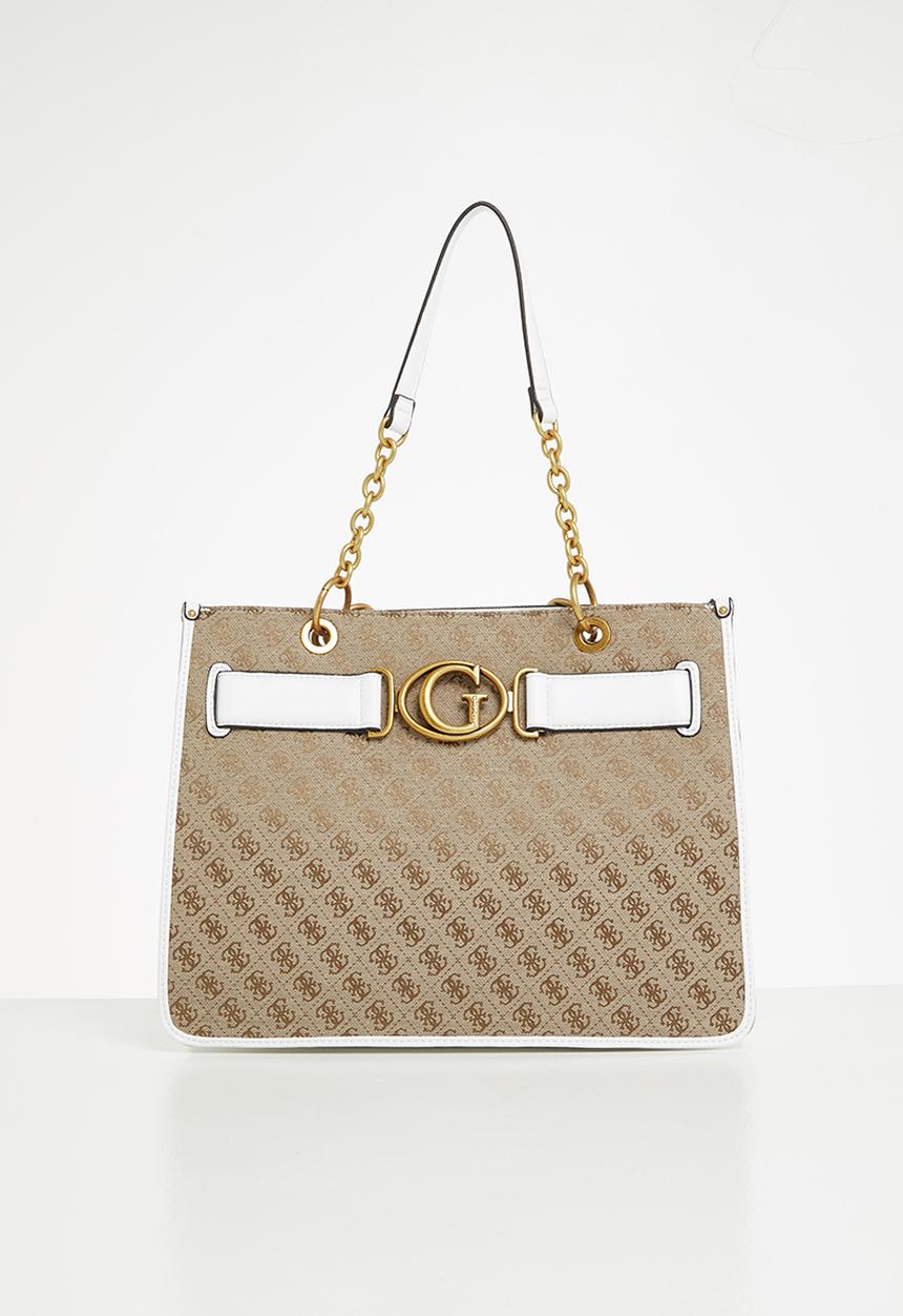 GUESS - Aviana tote - latte & white