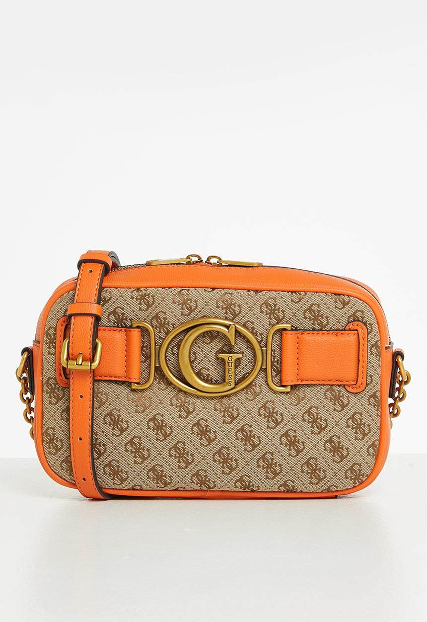 GUESS - Aviana camera bag - latte & orange