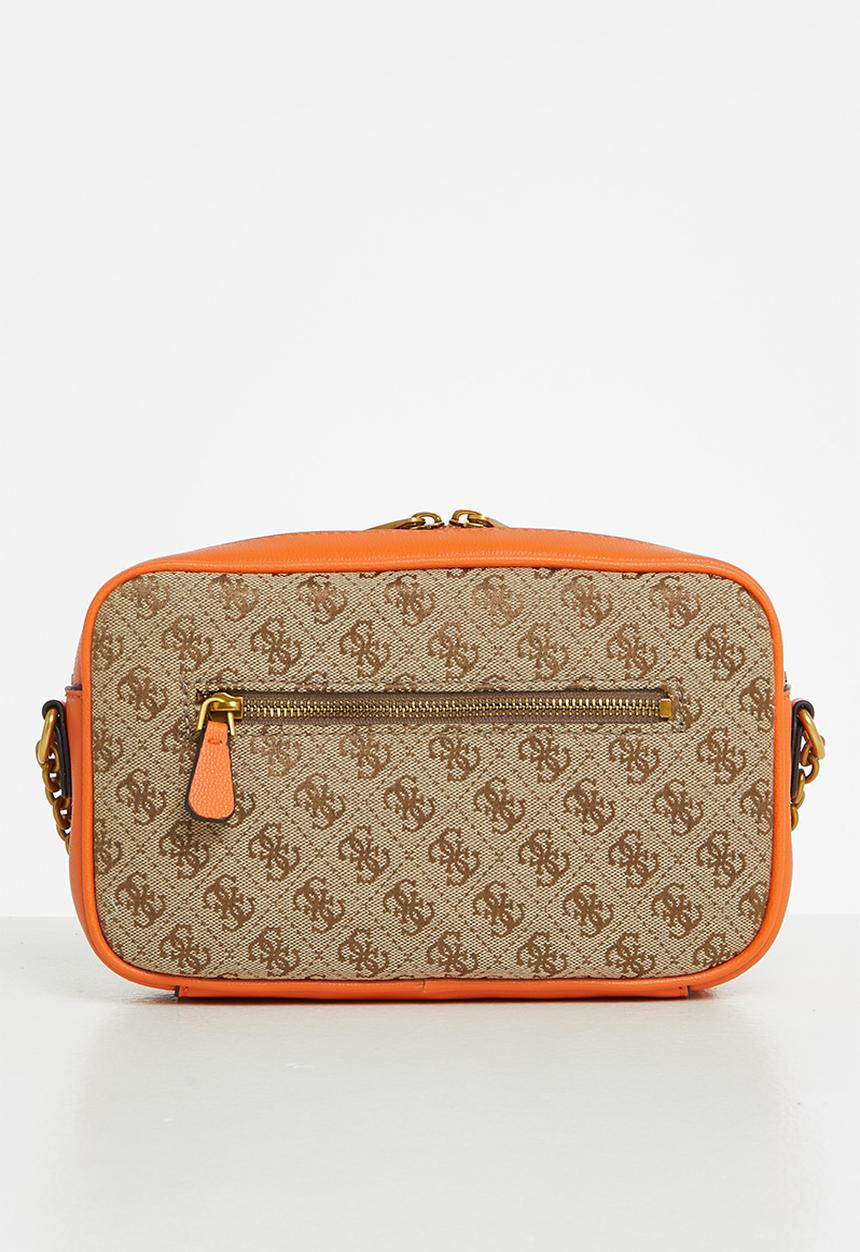 GUESS - Aviana camera bag - latte & orange