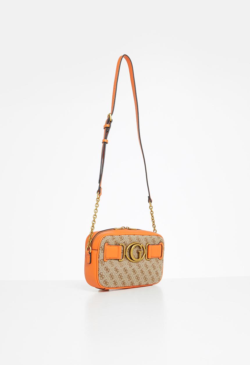 GUESS - Aviana camera bag - latte & orange