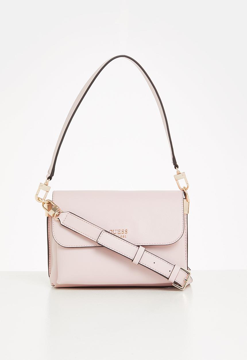 GUESS - Eco mia flap shoulder bag - pink