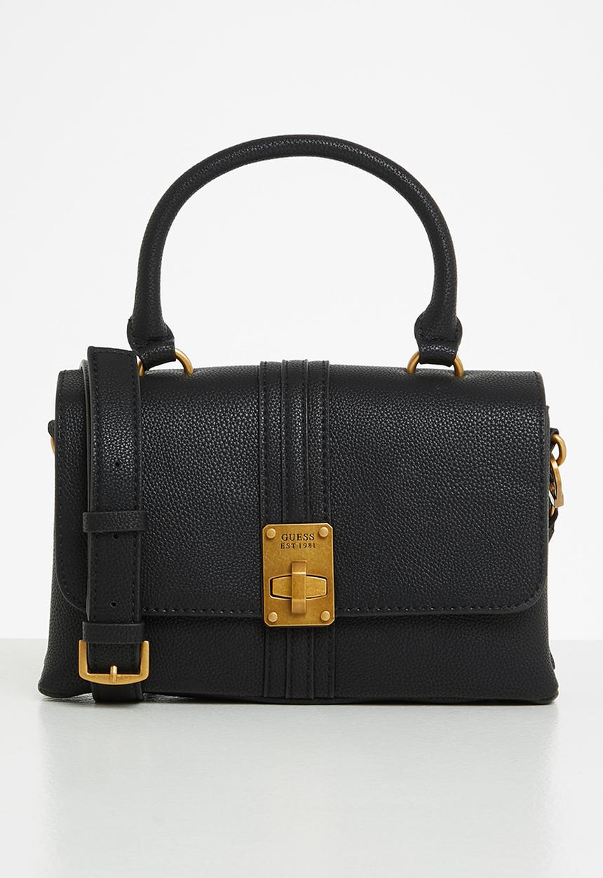 GUESS - Kasinta top handle flap - black