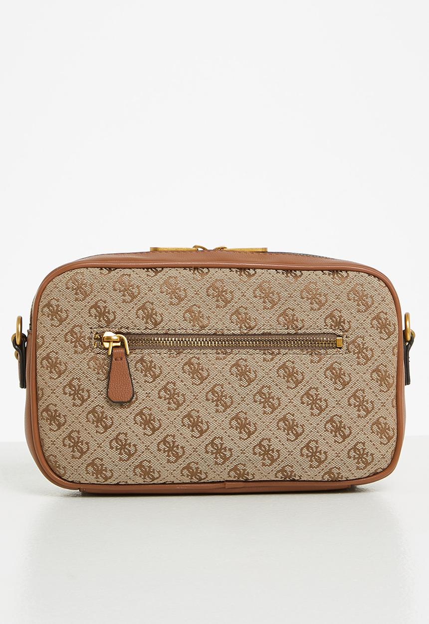 GUESS - Aviana camera bag - latte & cognac