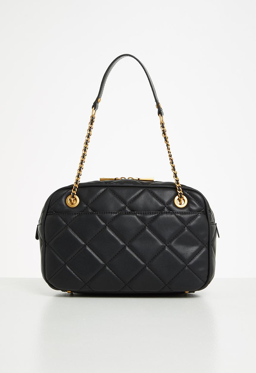 GUESS - Cessily top zip shoulder bag - black