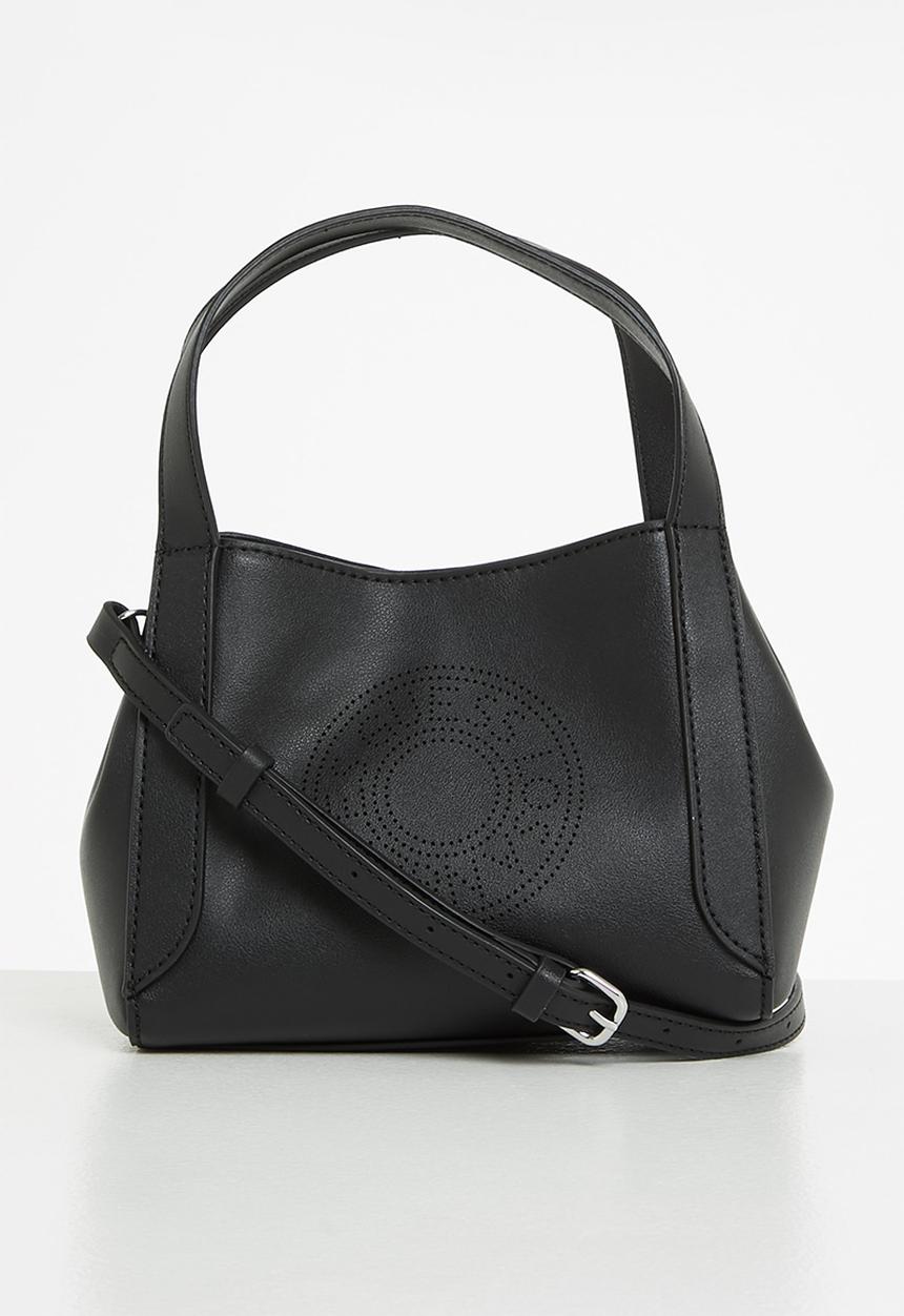 GUESS - Hutchinson small satchel - black