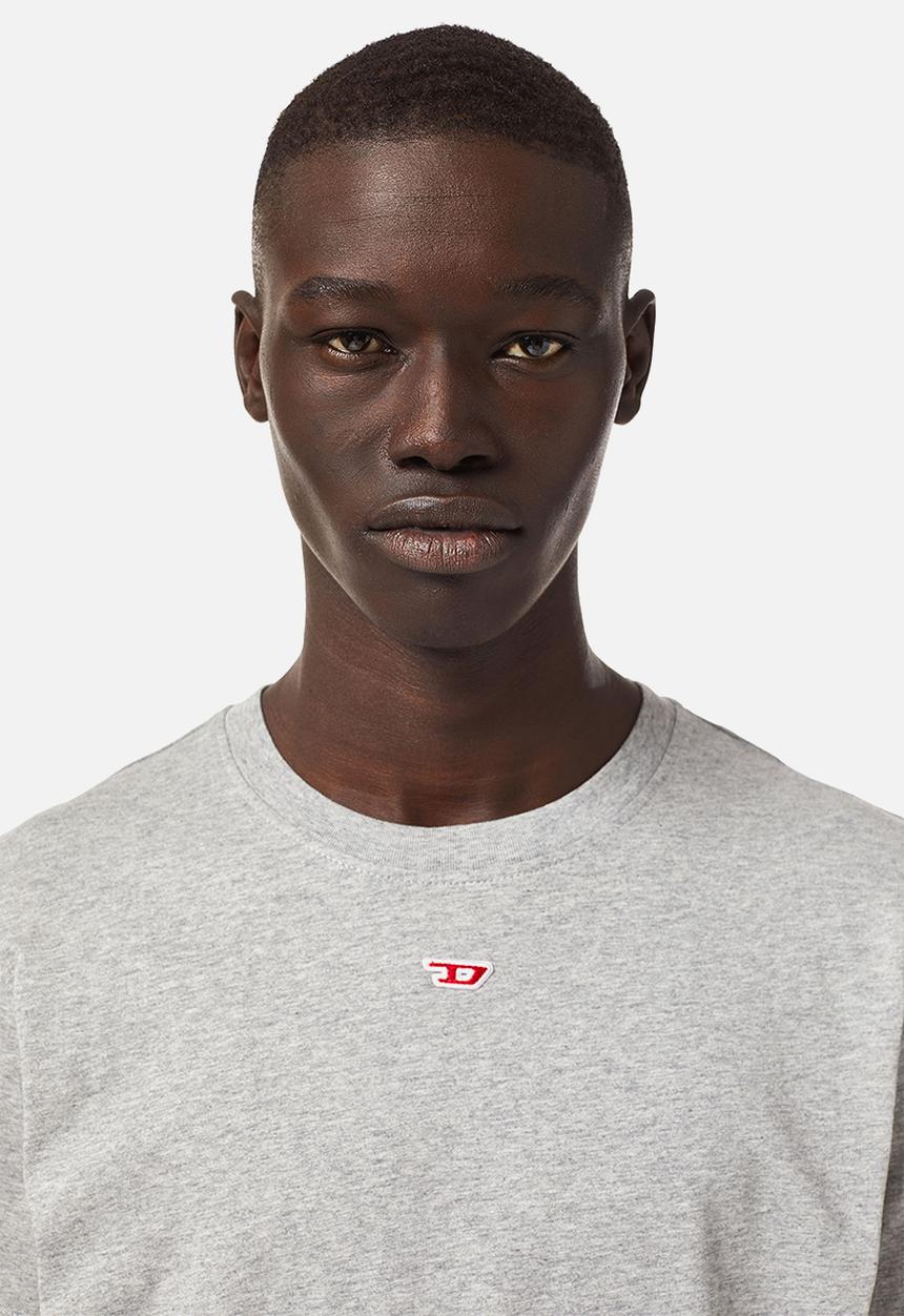 Diesel  - T-diegor-d short sleeve tee - grey melange