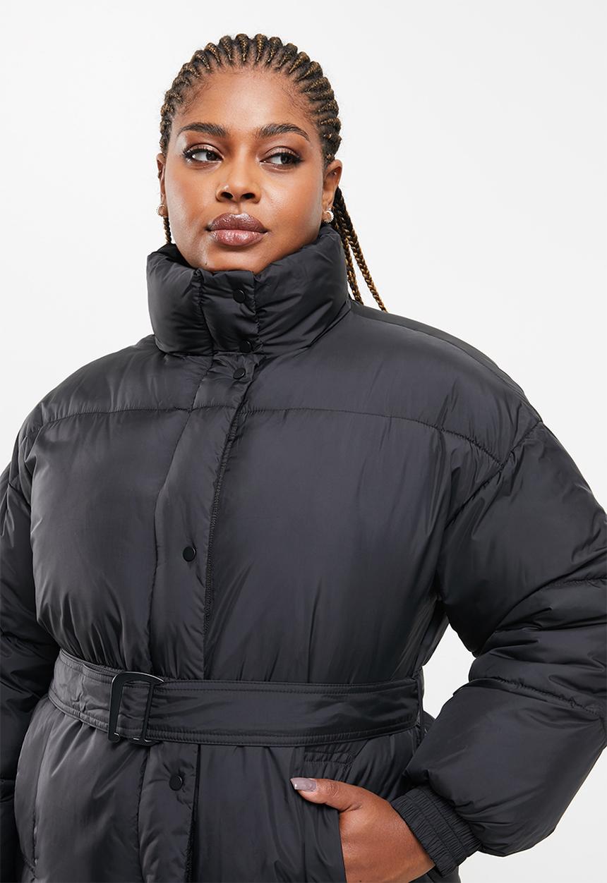 MANGO - Plus anorak coulant - black