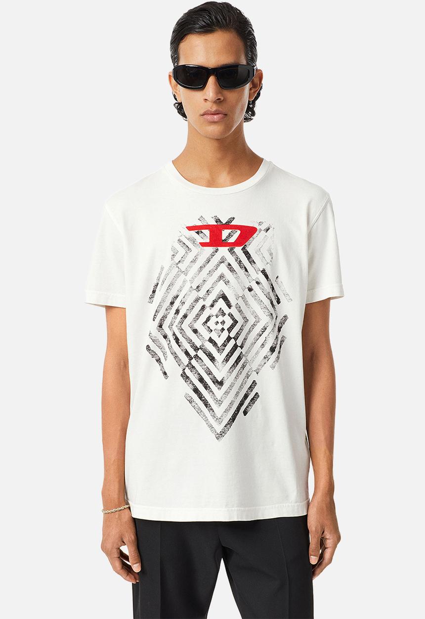 Diesel  - T-diegor-c16 short sleeve tee - white 
