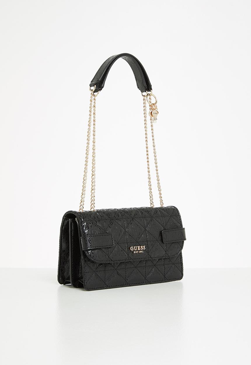 GUESS - Malia convertible xbody flap - black
