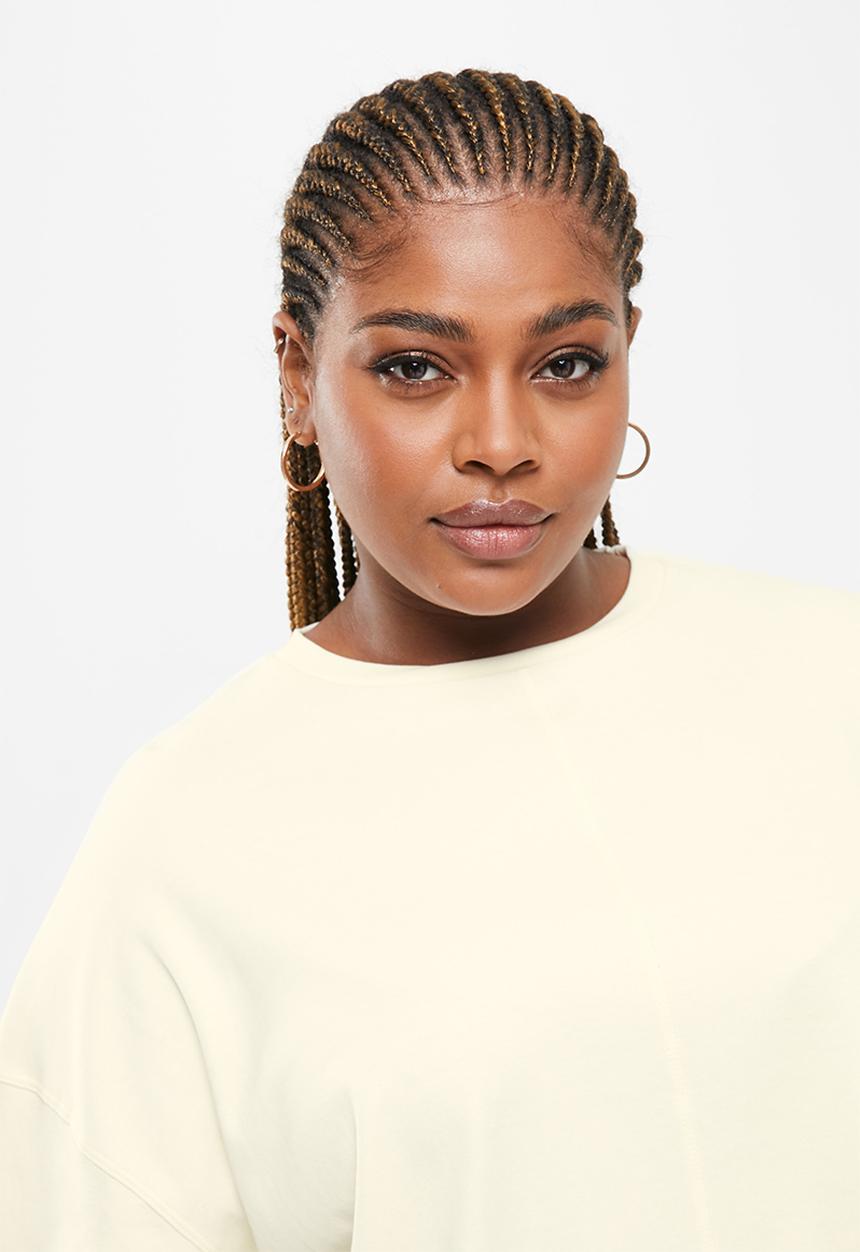 MANGO - Plus sweatshirt splong - light beige