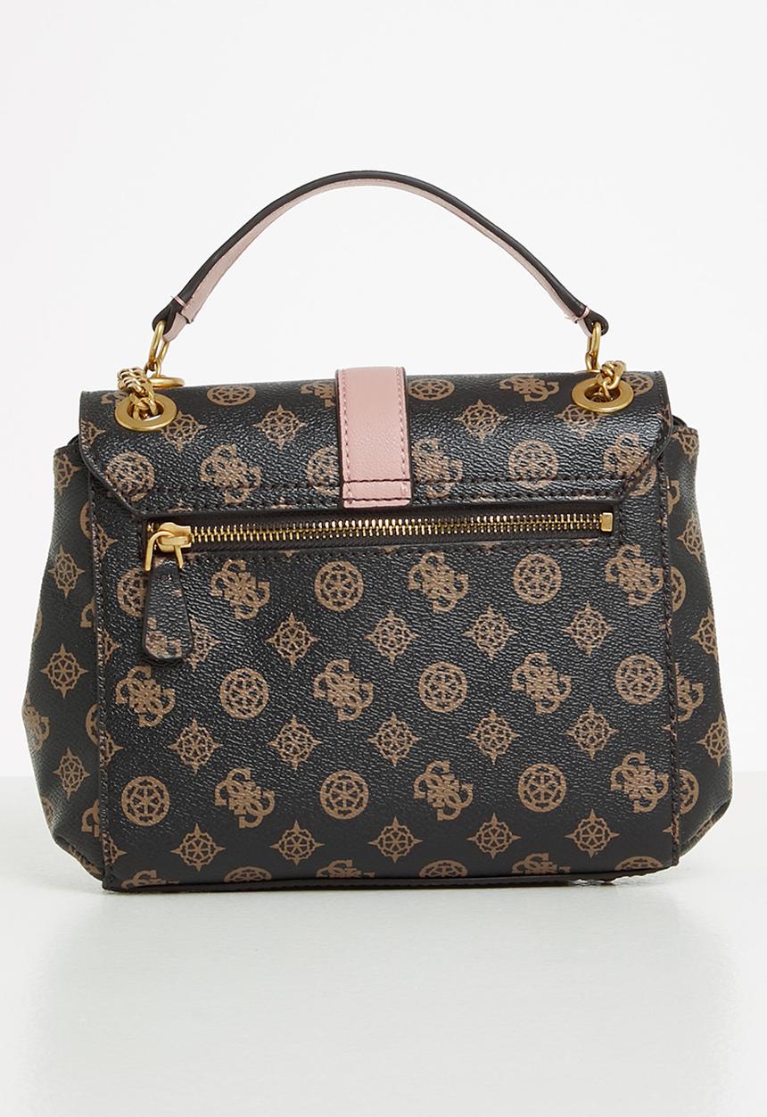 GUESS - Briana convertible xbody flap - mocha