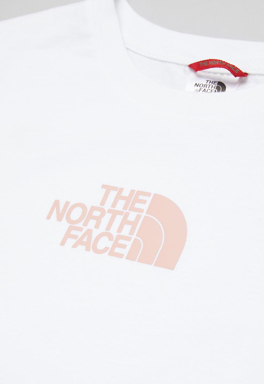 The North Face - Short sleeve cropped graphic tee - white