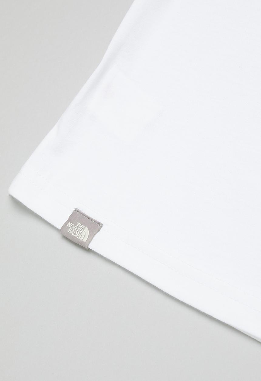 The North Face - Short sleeve cropped graphic tee - white
