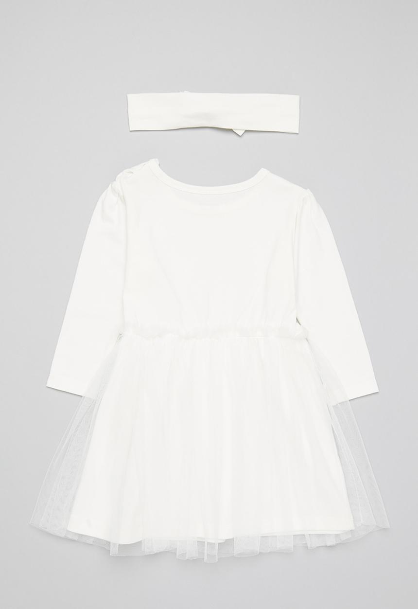 Pop Candy - Tulle dress & headband set - white