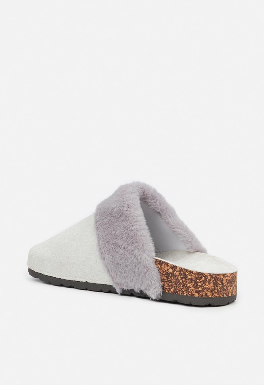 Miss Black - Burq6 slipper - grey