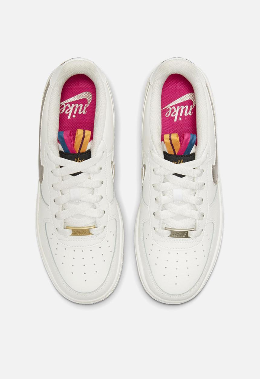 Nike - Nike air force 1 lv8 - off noir/mtlc pewter-summit white