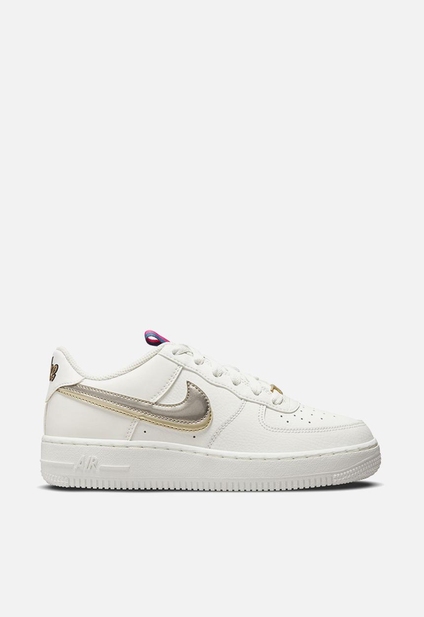 Nike - Nike air force 1 lv8 - off noir/mtlc pewter-summit white