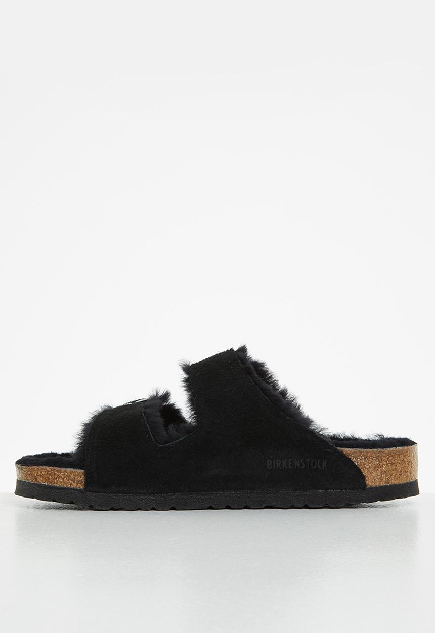 Birkenstock - Arizona suede leather regular - black